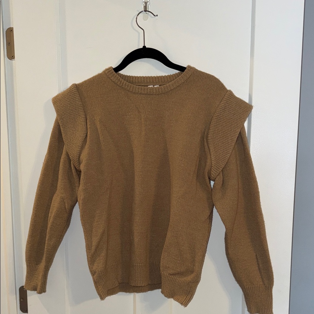 Elan Camel Knit Sweater